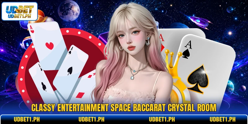 Classy entertainment space baccarat crystal room