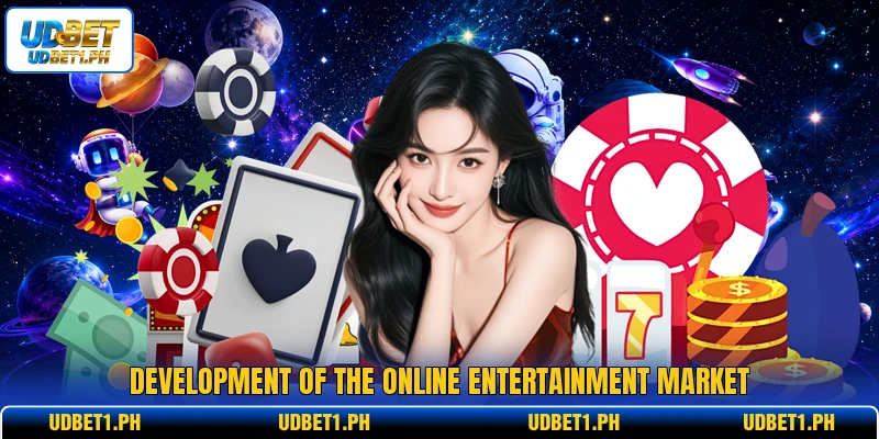 Development of the online entertainment market Development of the online entertainment market