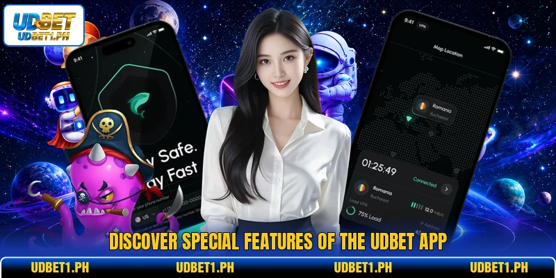 Discover special features of the UDBET app