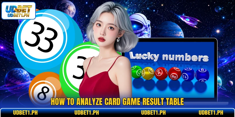 How to analyze card game result table