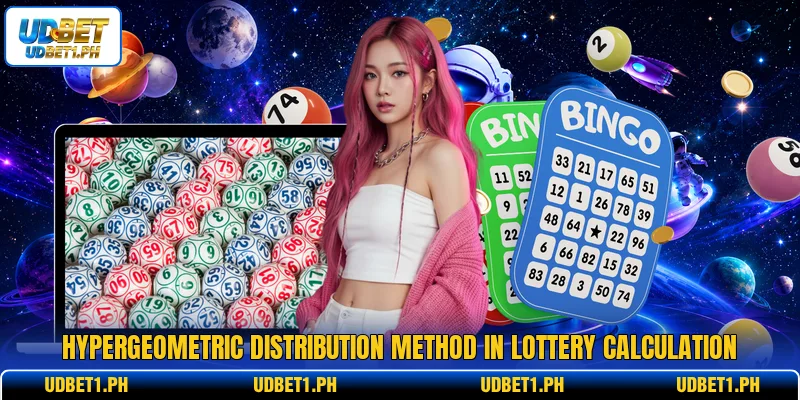 Hypergeometric distribution method in lottery calculation Hypergeometric distribution method in lottery calculation