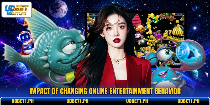 Impact of changing online entertainment behavior