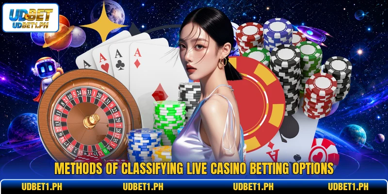 Methods of classifying live casino betting options