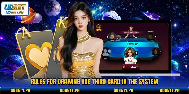 Rules for drawing the third card in the system Rules for drawing the third card in the system
