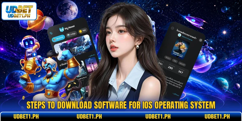 Steps to download software for iOS operating system