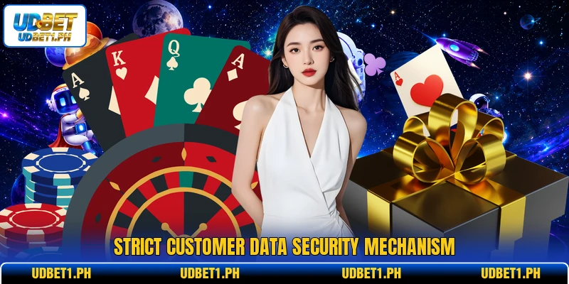 Strict customer data security mechanism